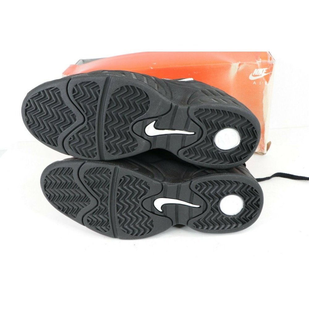 NOS Vintage 90s Nike Air Tenacity Low Basketball Shoes Sneakers Black - Picture 8 of 10